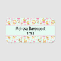 Cute Pattern avec Whimsical Animals & Toys