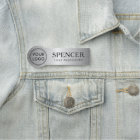 Dégradé en argent ajouter le logo employé de l'ent