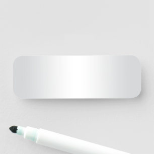 Porte-nom Dégradé gris clair et blanc