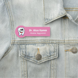 Porte-nom Dental Hygienist   Teeth Logo