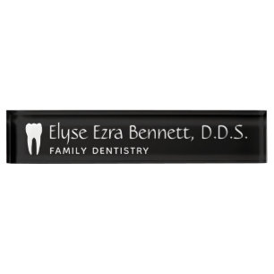 Porte-nom Dentiste