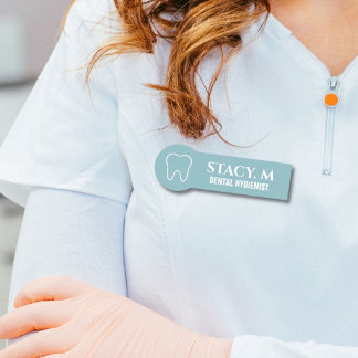 Porte-nom Dentiste dentaire adjoint Hygiéniste Bureau dentai