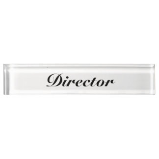 Porte-nom Directeur