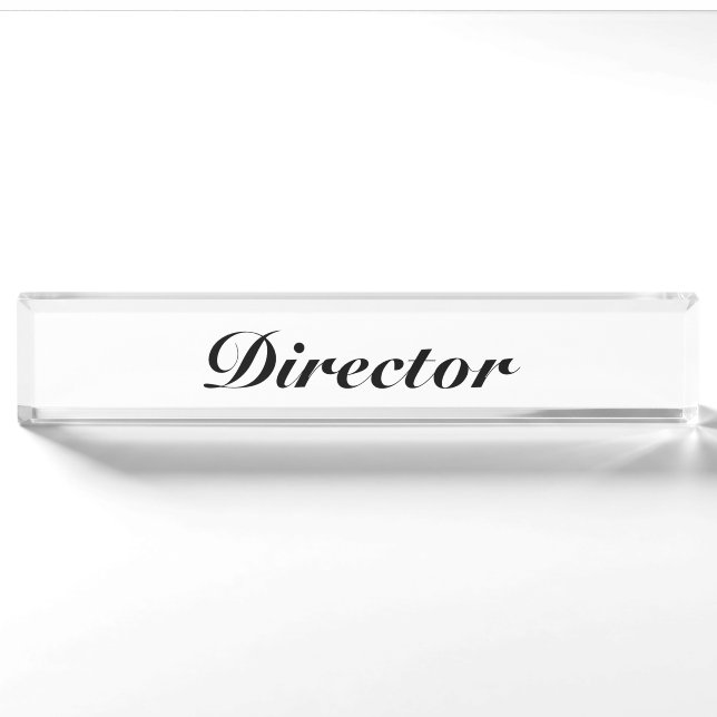 Porte-nom Directeur (Devant)