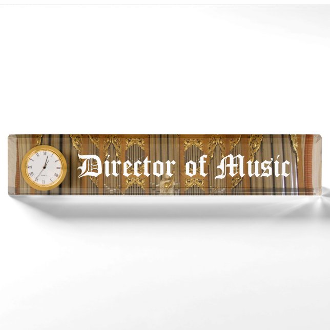 Porte-nom Directeur musical (Devant)