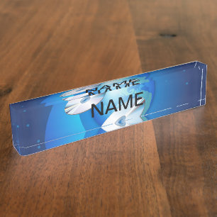 Porte-nom Disque volant