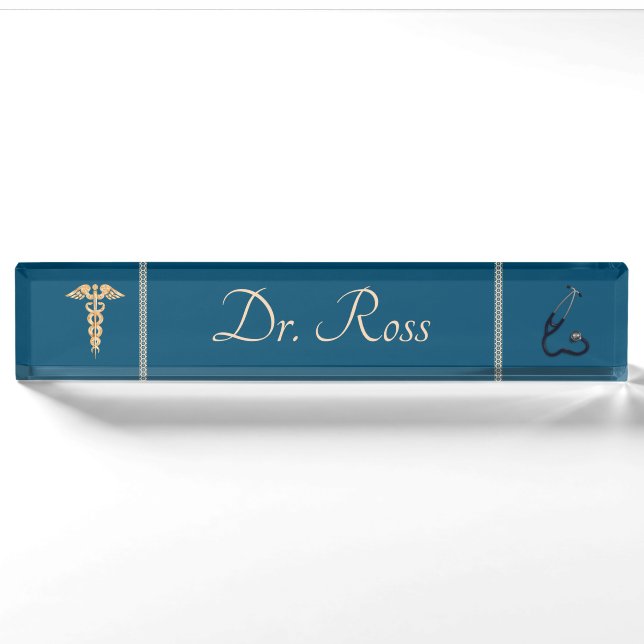 Porte-nom Docteur (Devant)