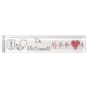 Porte-nom Docteur