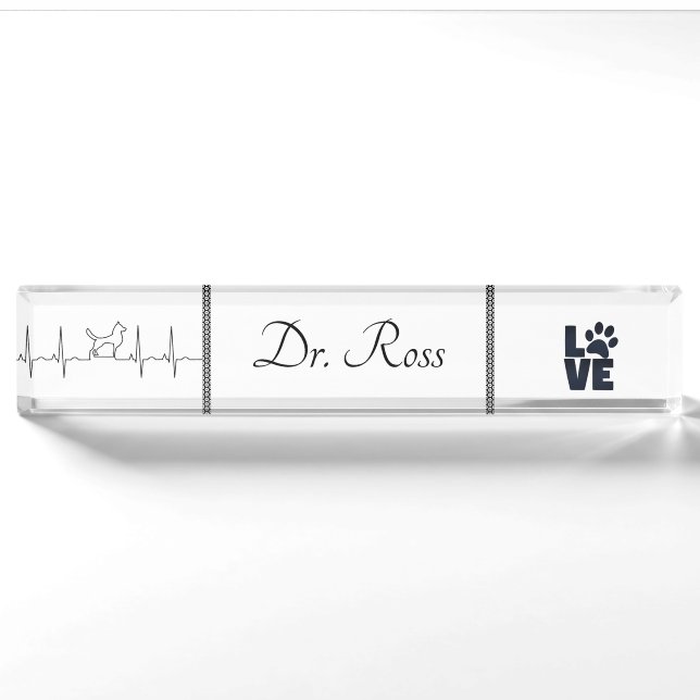 Porte-nom Docteur (Devant)