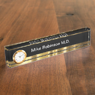 Porte-nom Docteur classique Bureau cadeau Médicale Dea