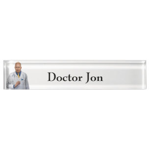 Porte-nom Docteur Jon Nameplate