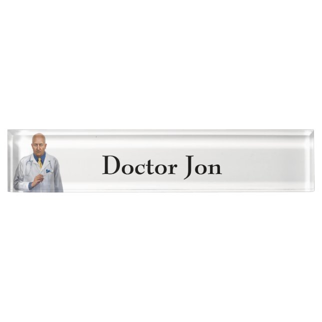 Porte-nom Docteur Jon Nameplate (Devant)