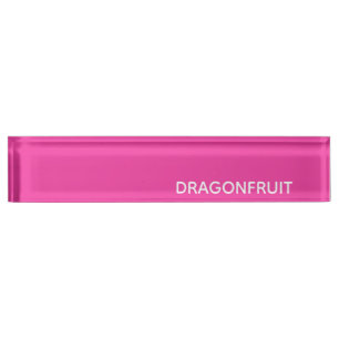 Porte-nom Dragonfruit pink color