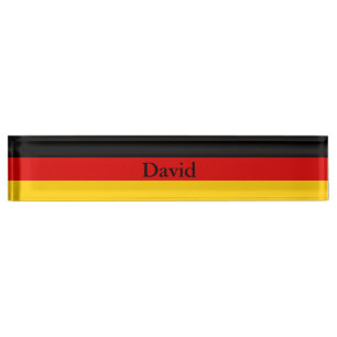 Porte-nom Drapeau allemand