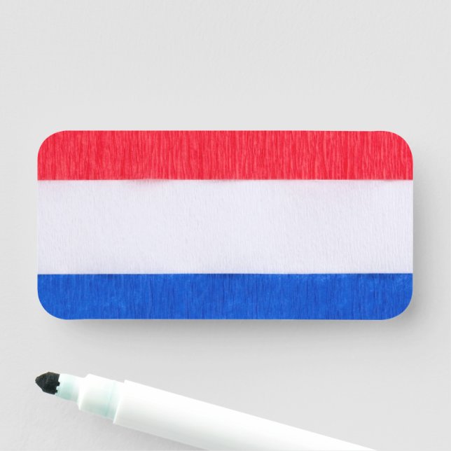 Porte-nom Drapeau américain (En situation)