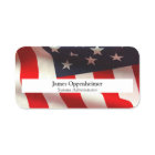 Drapeau américain closeuse