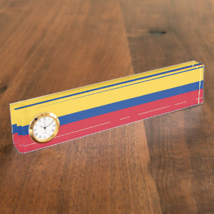 Porte-nom Drapeau de Colombie