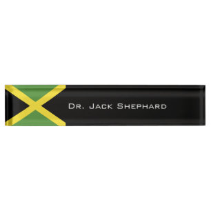 Porte-nom Drapeau de la Jamaïque