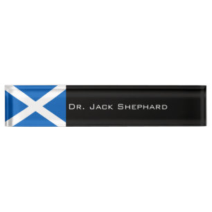 Porte-nom Drapeau de l'Ecosse