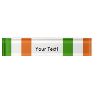 Porte-nom Drapeau de l'Irlande