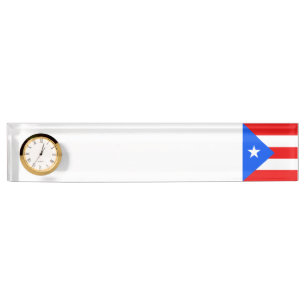 Porte-nom Drapeau de Porto Rico