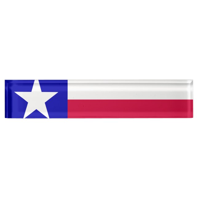 Porte-nom Drapeau du Texas (Devant)