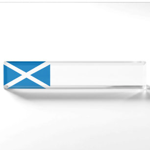 Porte-nom Drapeau écossais