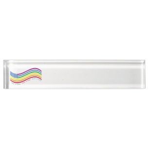 Porte-nom Drapeau LGBT