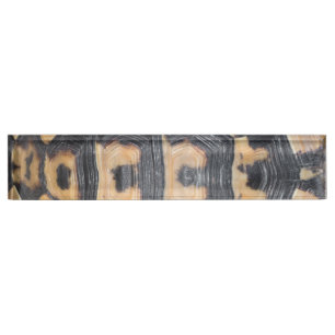 Porte-nom Écaille de tortue