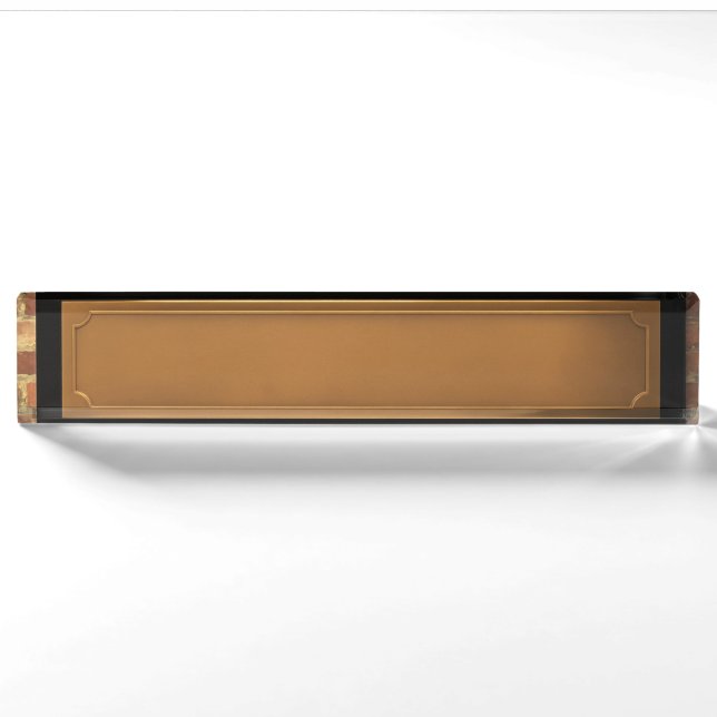 Porte-nom Élégance de la direction (Devant)
