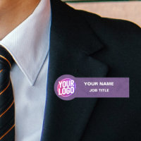 Élégance de l'entreprise : Nom Tags avec broche ma