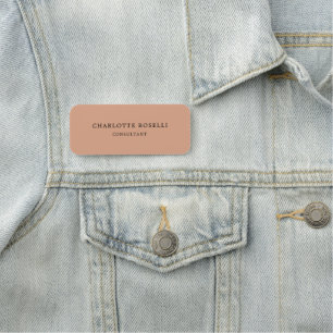 Porte-nom Élégant minimaliste professionnel classique