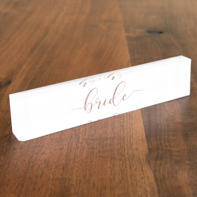 Porte-nom Élégante plaque signalétique de la Parties scintil (Taille)