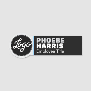 Porte-nom Employé de la société magnétique Personnaliser sur