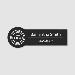 Porte-nom Employé du logo de l'entreprise