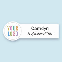 Employé du logo personnalisé en forme de cercle