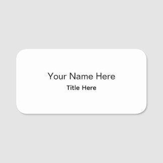 Porte-nom Employé professionnel personnalisé sur mesure