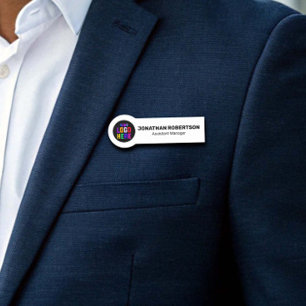 Porte-nom Épingle de sécurité personnalisée pour employé ou
