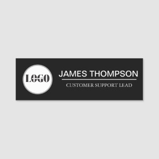 Porte-nom Équipement de logo personnalisé pour l'employé de