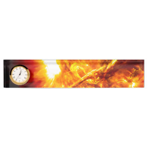 Porte-nom Éruption de Sun - proéminence géante