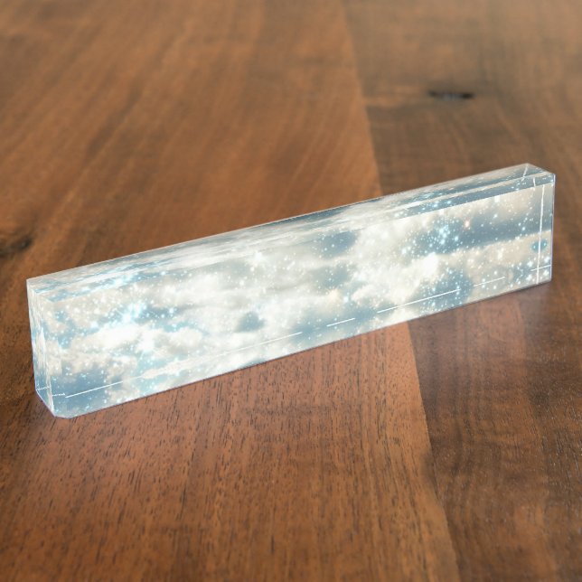 Porte-nom Étincelles de ciel (Taille)