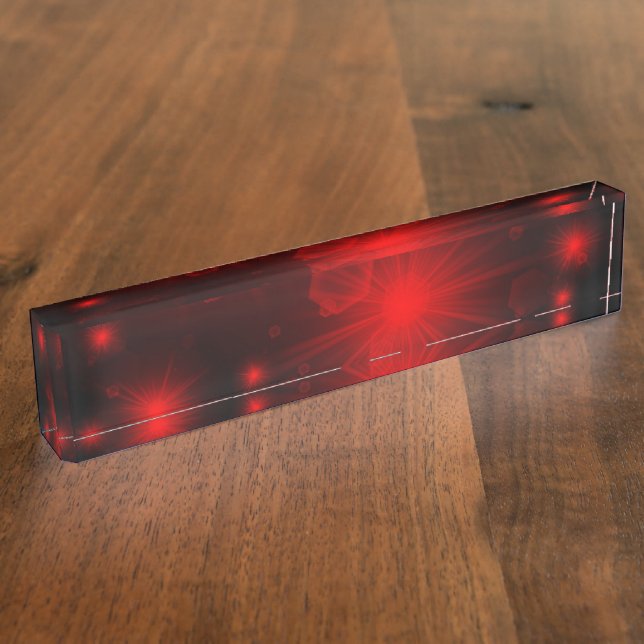 Porte-nom étoile rouge (Taille)