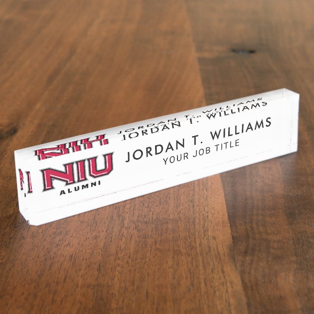 Porte-nom Étudiant de la NIU (Taille)