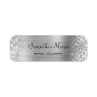 Feuille d'argent scintillante
