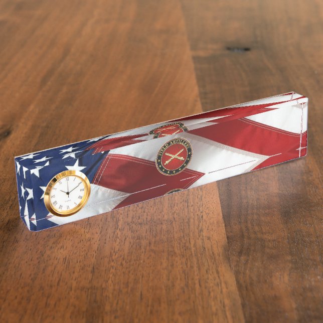 Porte-nom Field Artillery Branch Insignia Special Edition (Taille)