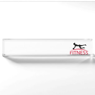 Porte-nom Fitness