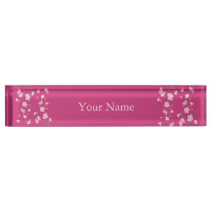 Porte-nom Fleur de cerisiers