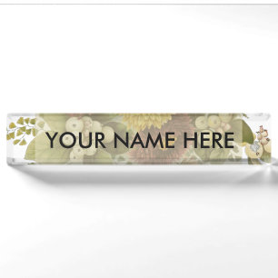 Porte-nom Fleur de chrysanthème mère florale