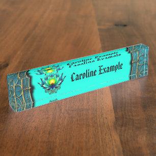 Porte-nom Fleur de l'Élégance, Mystic Lotus.