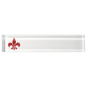 Porte-nom Fleur de Lis